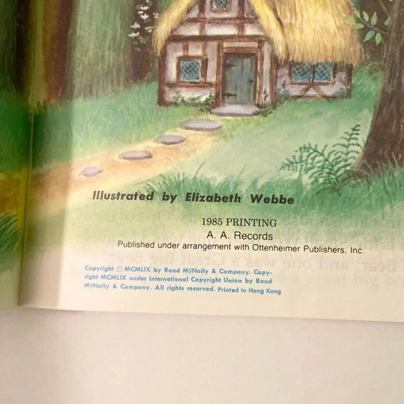 Vintage 1985 The Three Bears Read Along Book Cassette Tape - Picture 12 of 14